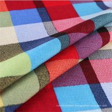 2016hot Sale Plaid Shirt Viscose Fabric for Spring/Summer Garment